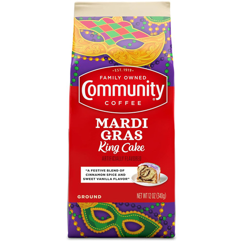 Mardi gras king cake - mardi,