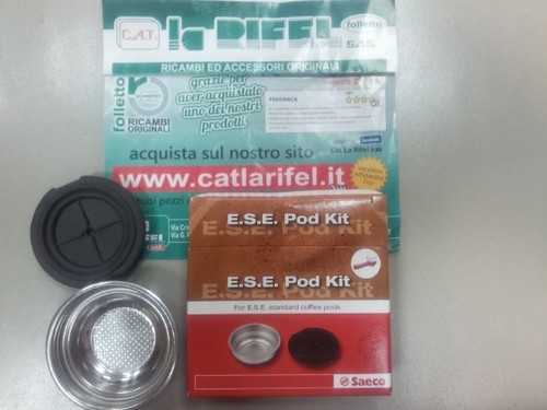 Kit adattatore cialde saeco - kit,